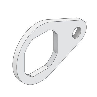 MODULAR SOLUTIONS ANTI-ROTATE FOR HANDLES